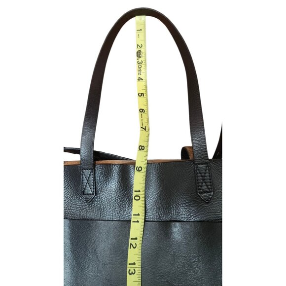 Madewell Medium Transport Tote in Black Pebbled Leather - Picture 16 of 16
